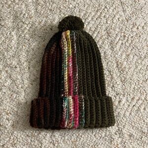 Multicolor Crochet Beanie